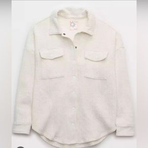 aerie offline quilted shacket